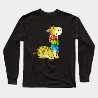 Chilly Giraffe Long Sleeve T-Shirt